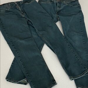 Levi's Men's 511 Blue Straight Jeans - 2 pair same size